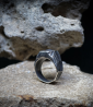 Geologic Collection - Sterling Silver and Sapphire Rings    Material: 925/1000 Sterling Silver  Stone: Sapphire (3.25 carats)  W