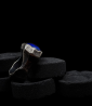 Lapis Lazuli and Solid Silver Ring  Material: Solid 925/1000 Silver Stone: Lapis Lazuli (6.8 carats) Weight: 26.8 grams