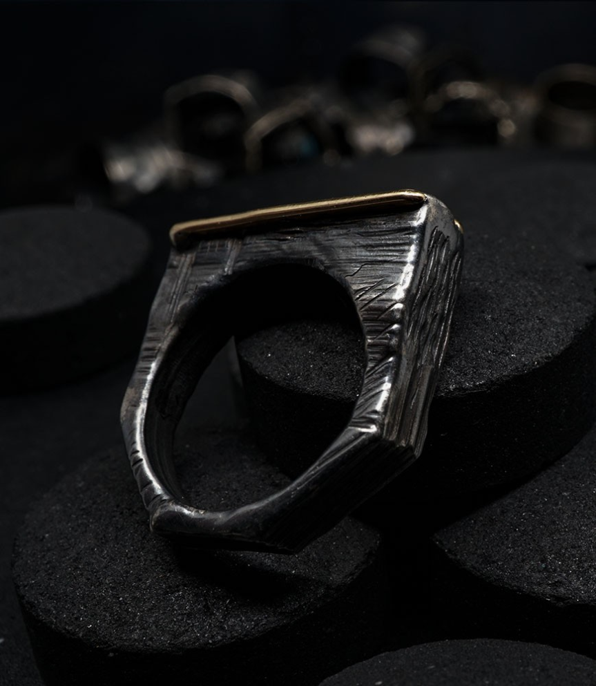 Création krazy stones par Anthony Barrouyer: Bagues Argent Massif et Or