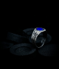 Hephaestus Stones Collection - Sterling Silver and Lapis Lazuli Ring