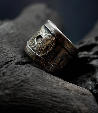 Bague pièce création Anthony Barrouyer