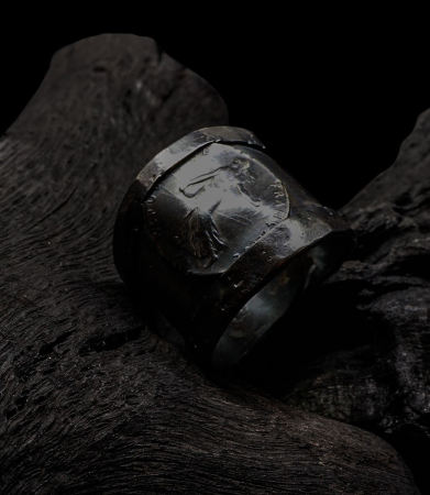 Bague pièce création Anthony Barrouyer