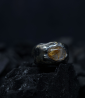 Hephaistos Stones Collection - Rutilated Quartz Ring in Solid Silver by Anthony Barrouyer
