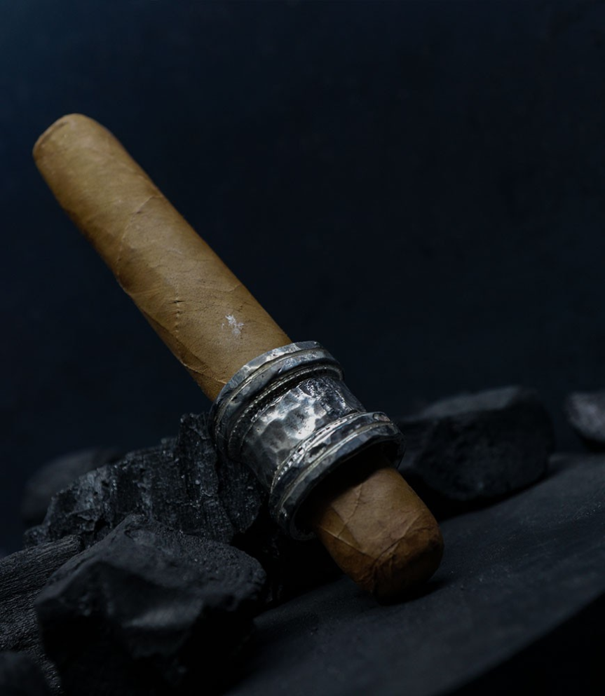 Bague pour cigare Création Krazy Stones par Anthony Barrouyer