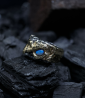Hephaestus Stones Collection - Opal Ring, Gold and Sterling Silver