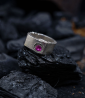 Bague rubis de chez Krazystone Carpentras