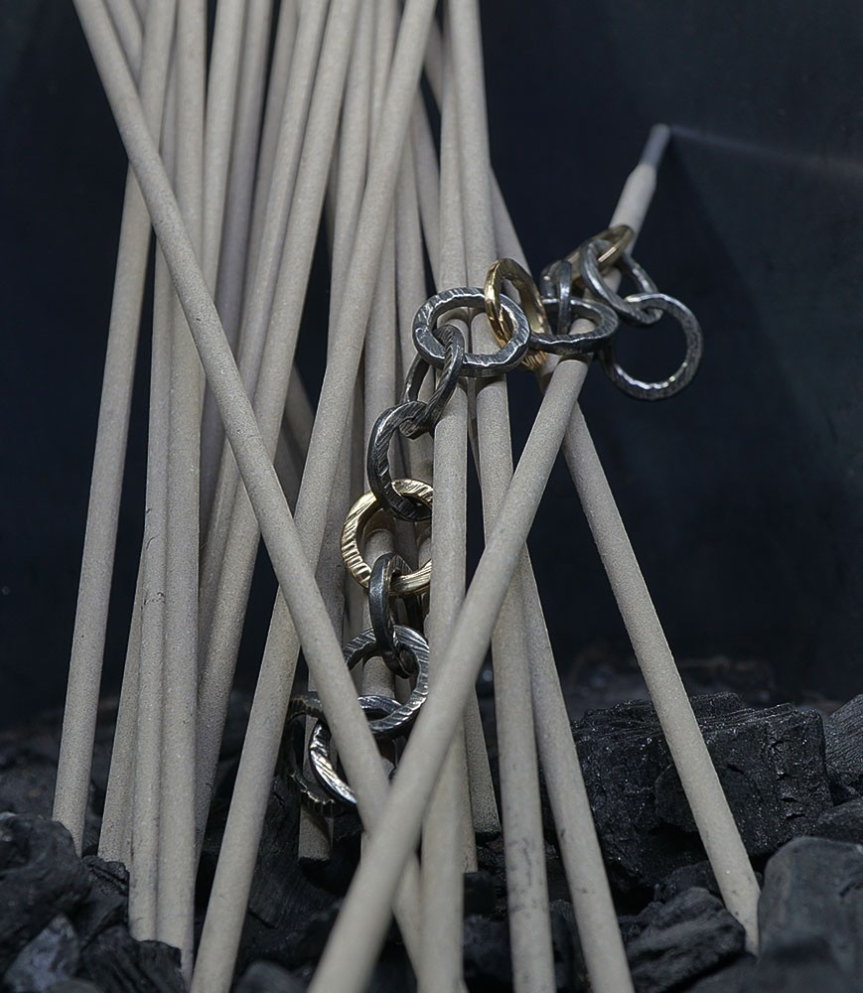 Hephaestus Collection - Silver and Gold Bracelet