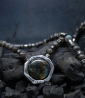 Collier Labradorite Krazystones en argent massif.