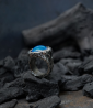 Bague lapis-lazuli Krazystones en argent massif.