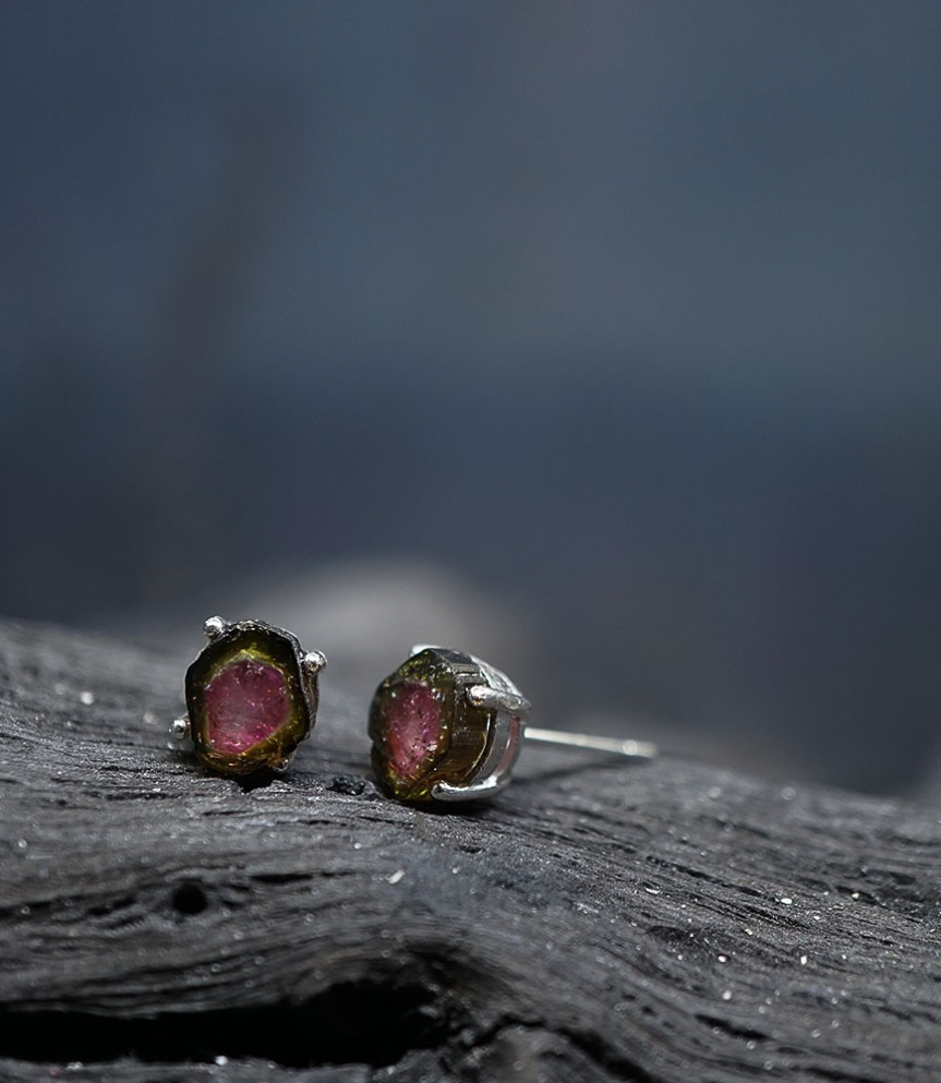 Tourmaline earrings by Krazystones