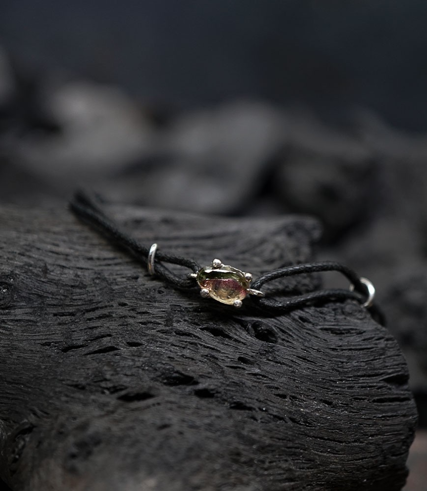 Bracelet tourmaline Krazystones by Anthony Barrouyer