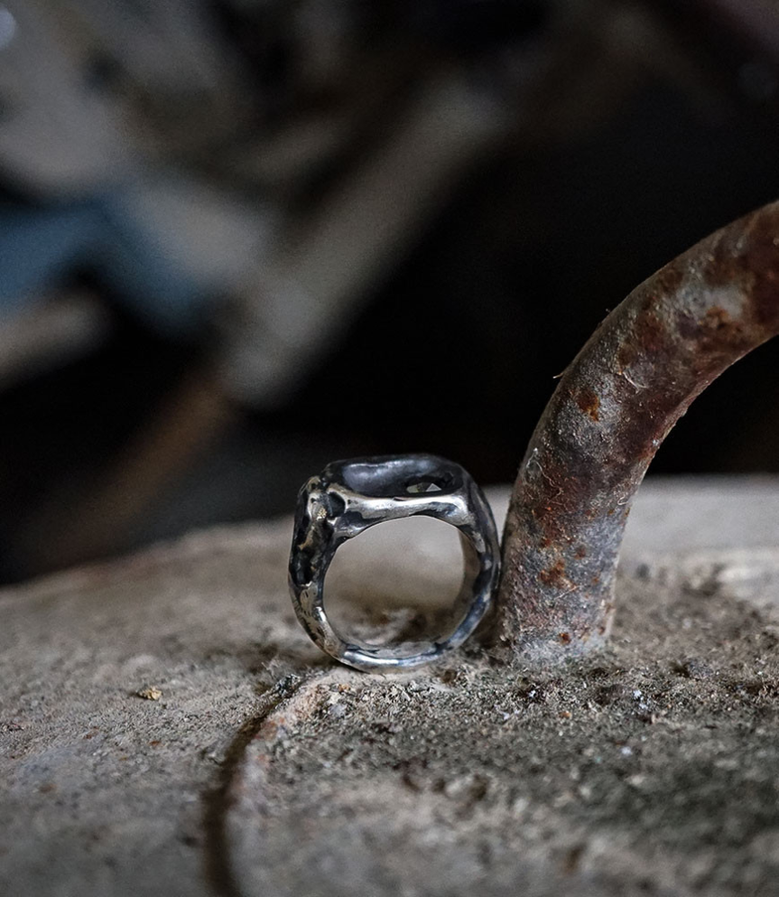 Hephaestus Stones Collection - Hematite and Sterling Silver