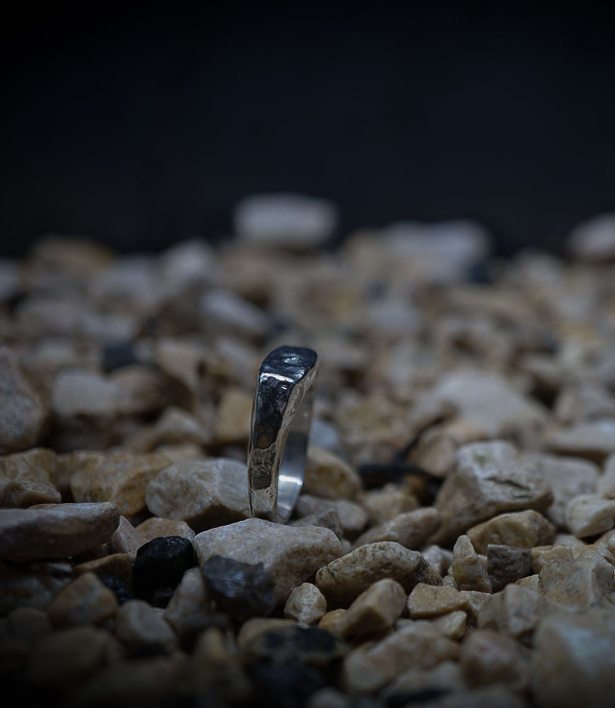 Diamond and Sterling Silver Ring