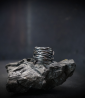 Bague en argent massif créé par Anthony Barrouyer.