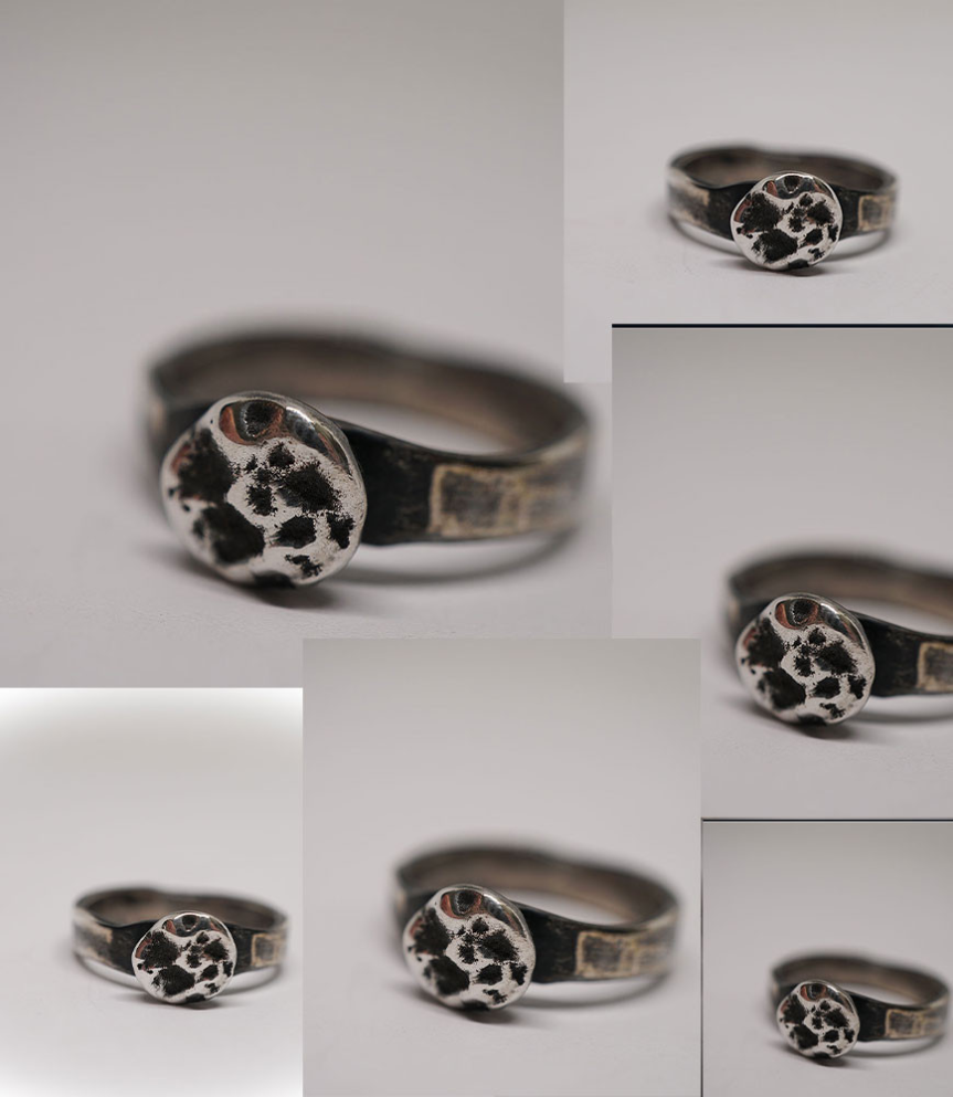 Bague unique en Argent Massif.