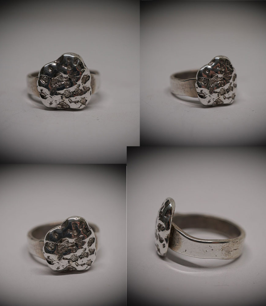 Bague unique en Argent Massif.