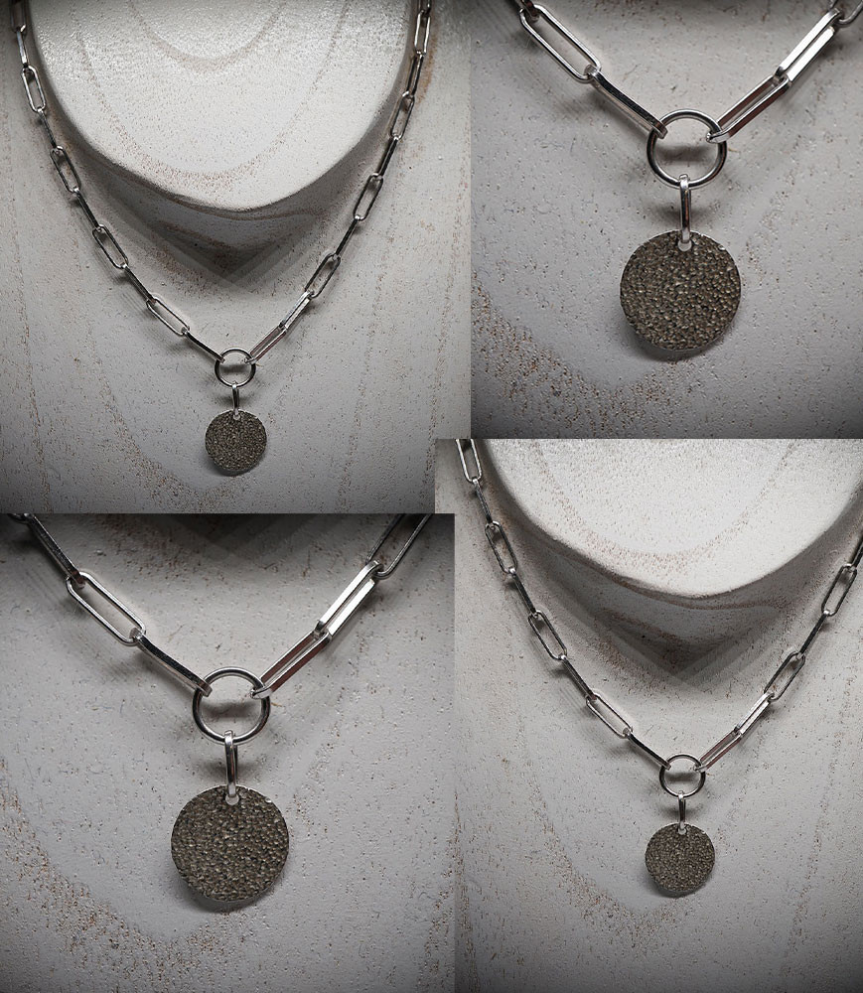 Collier unique en Argent Massif