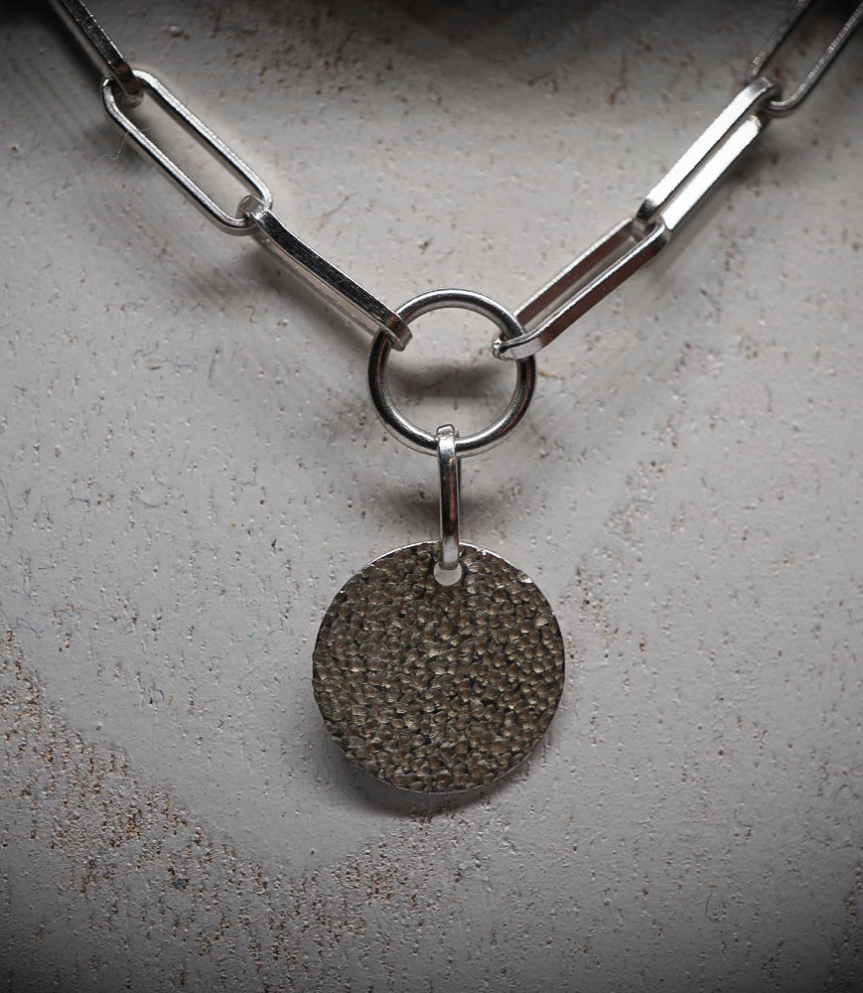 Collier unique en Argent Massif