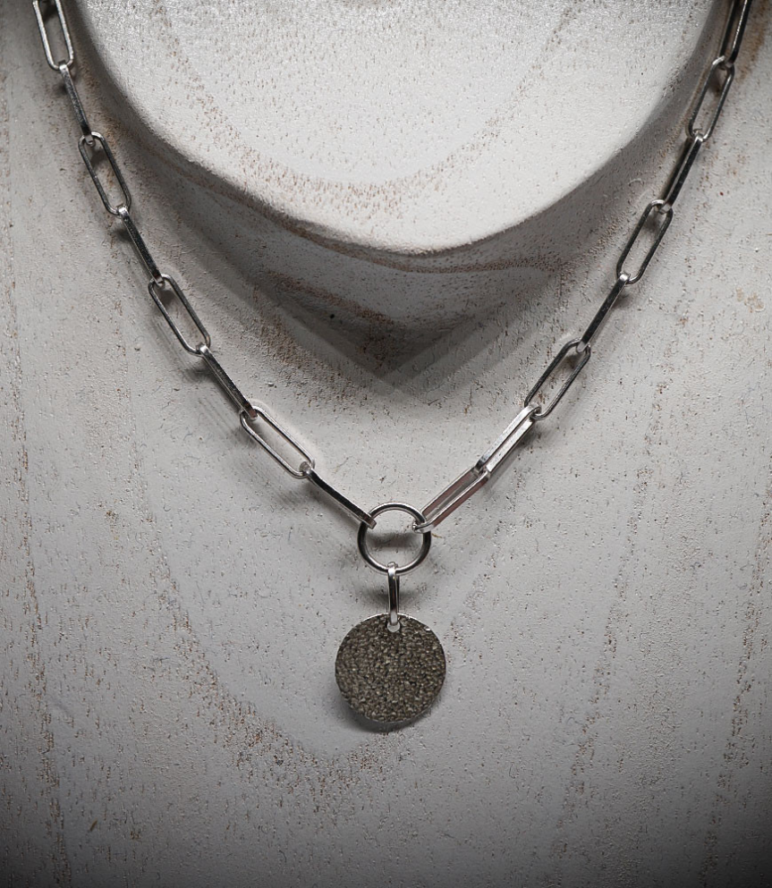 Collier unique en Argent Massif