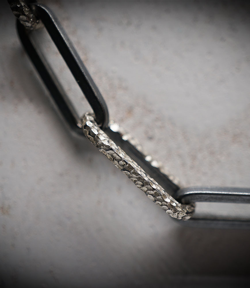 Collier unique en Argent Massif.