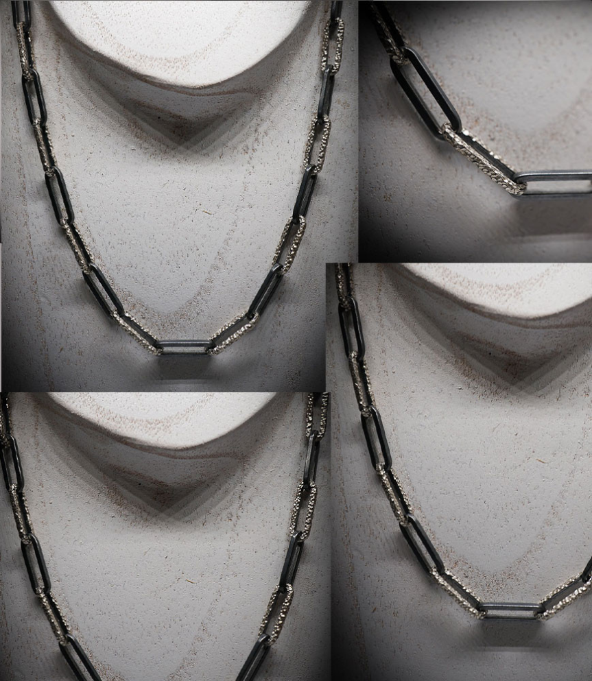 Collier unique en Argent Massif.