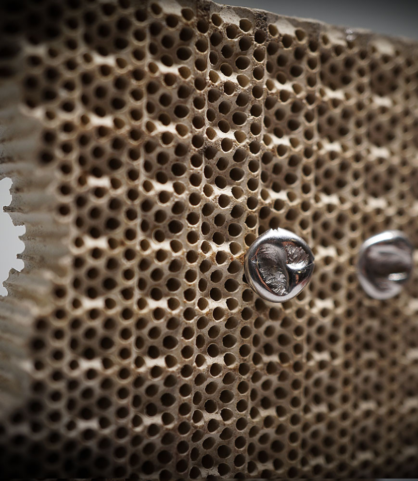 Boucles d'oreilles martelet en Argent Massif.