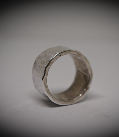 Anneaux largue et martelet en argent massif.