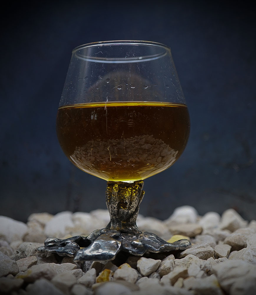 Hephaestus Collection - Solid Silver Glass