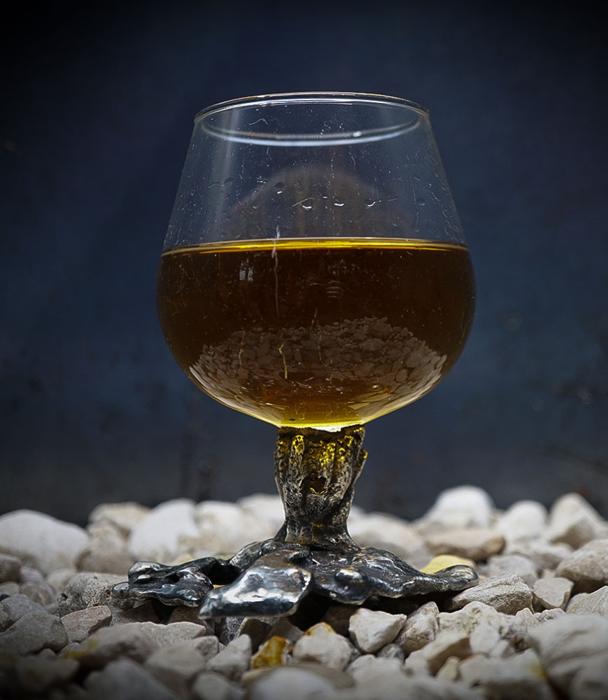 Verre à digestif en argent massif