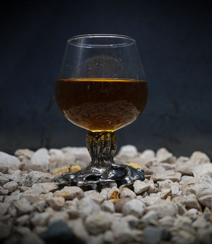 Hephaestus Collection - Solid Silver Glass