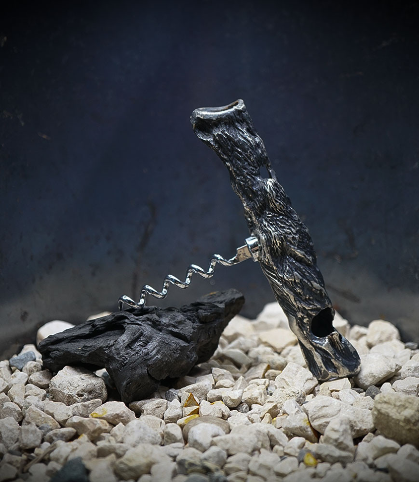 Hephaestus Collection - Solid Silver Corkscrew