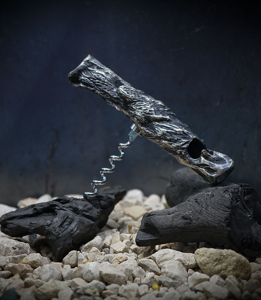 Hephaestus Collection - Solid Silver Corkscrew