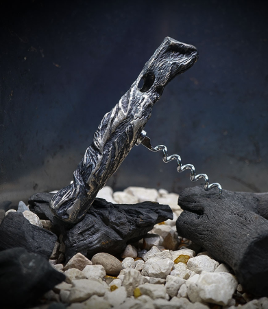 Hephaestus Collection - Solid Silver Corkscrew