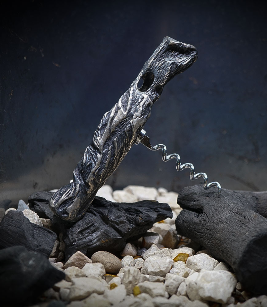 Hephaestus Collection - Solid Silver Corkscrew