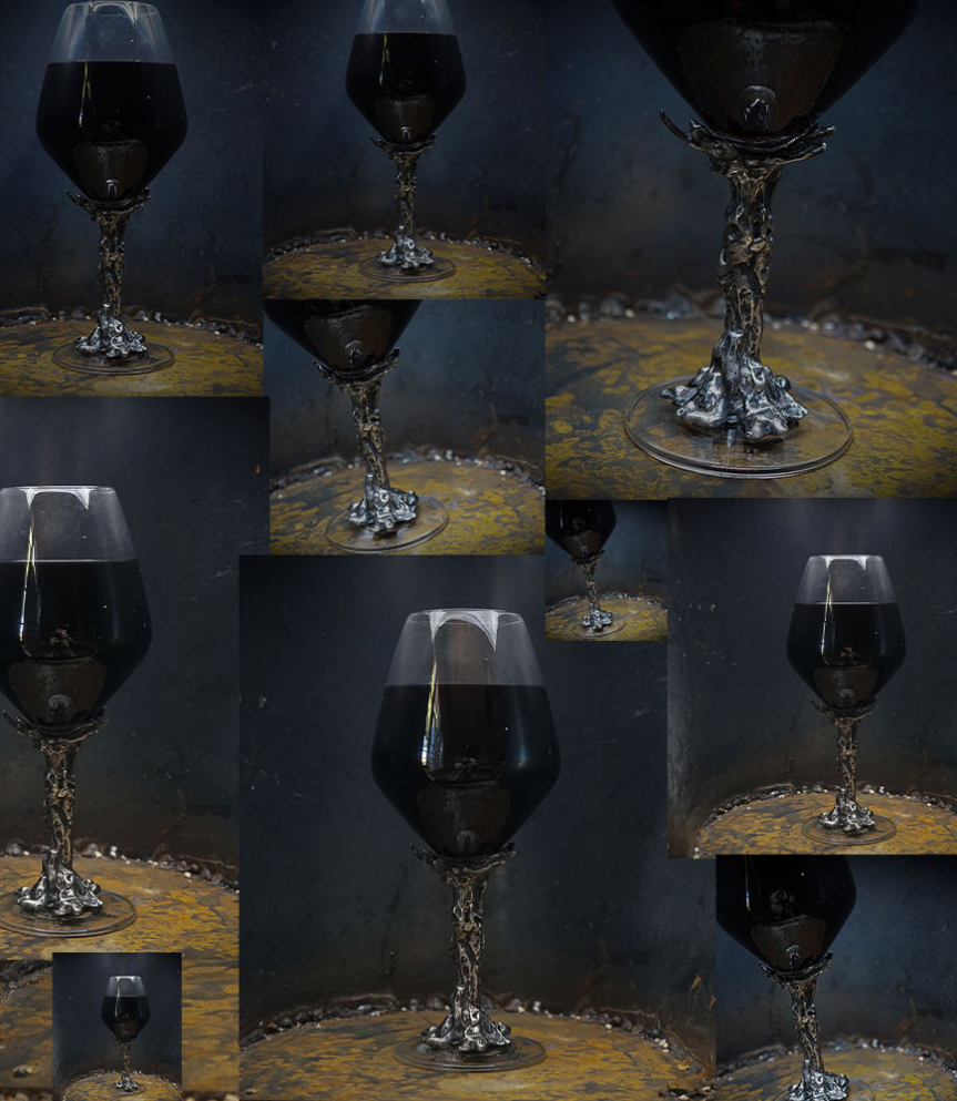 Hephaestus Collection - Sterling Silver Glass