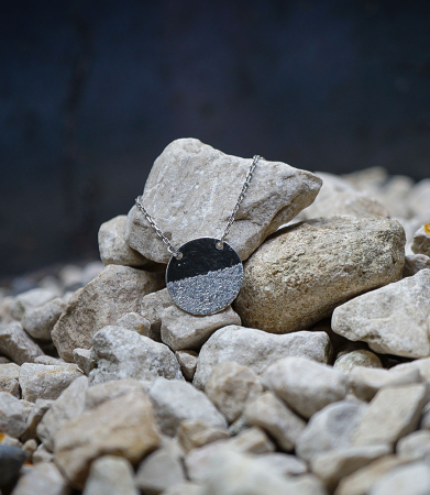 Collier en argent massif pièce unique Lovely Storm.