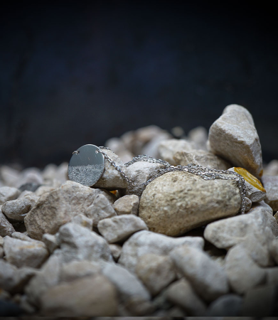 Collier en argent massif pièce unique Lovely Storm.
