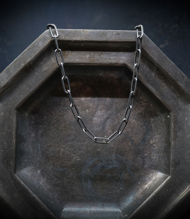 Collier en argent massif fabriqer a la bijouterie Barrouyer.