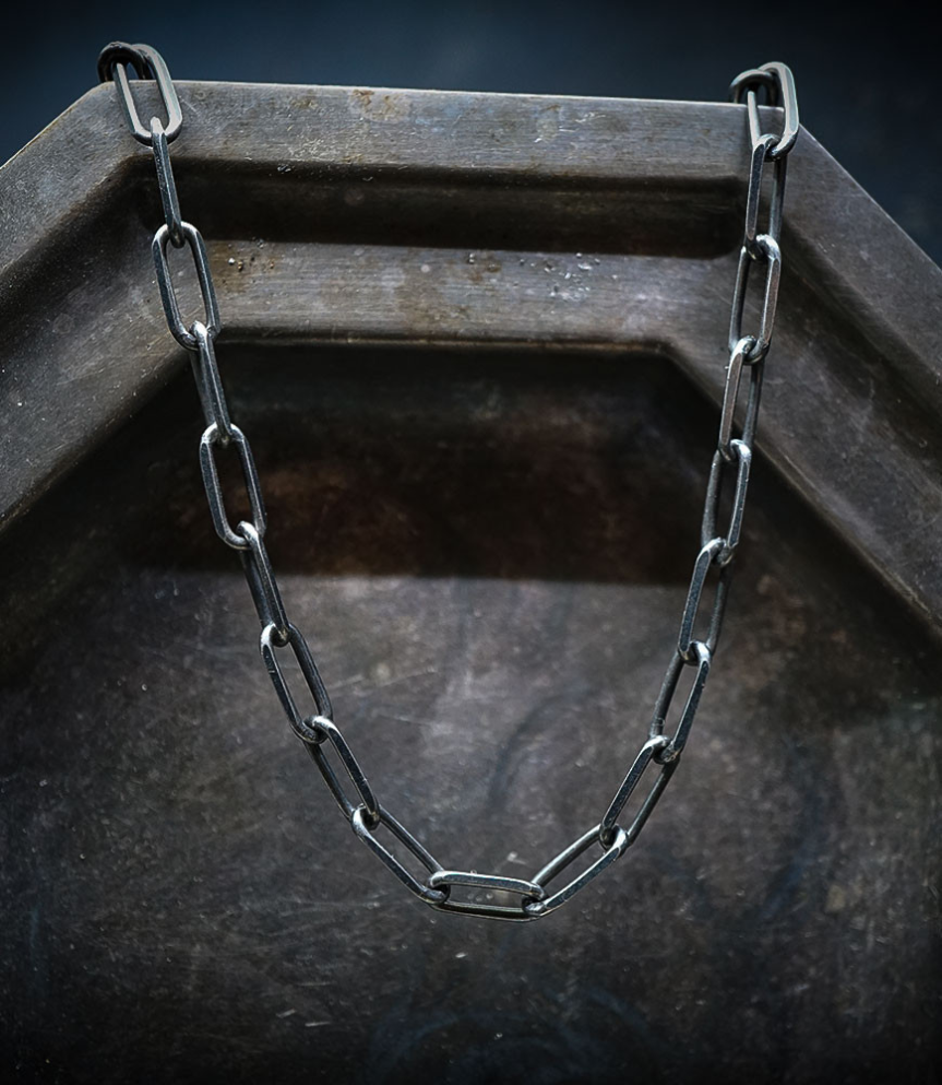 Hephaestus Collection - Sterling Silver Necklace.