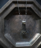 Pendentif en argent brut collection Krazy Stones.