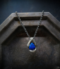 Hephaestus Stones Collection - Silver and Lapis Lazuli Necklace