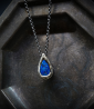 Hephaestus Stones Collection - Silver and Lapis Lazuli Necklace