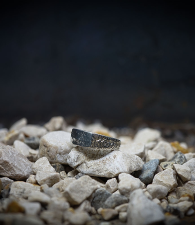 Bague en argent massif pièce unique Lovely Storm.